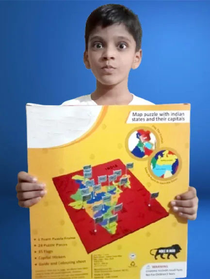 India Map EVA Foam Puzzle – Educational Toy – photo 1